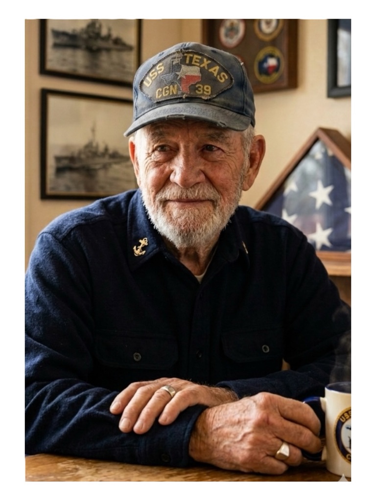 Vintage 1970’s Uss Texas Cg39 Embroidered Navy Cap